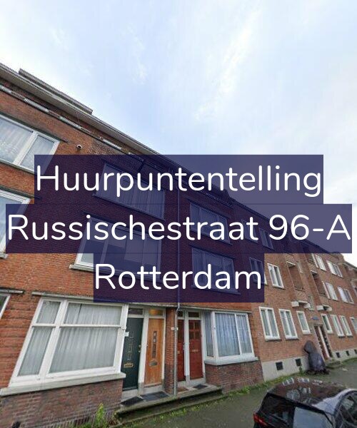 Foto gevel Huurpuntentelling voor Russischestraat 96-A, Rotterdam