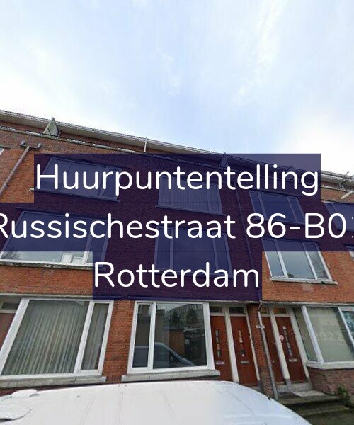 Foto gevel Huurpuntentelling voor Russischestraat 86-B01, Rotterdam