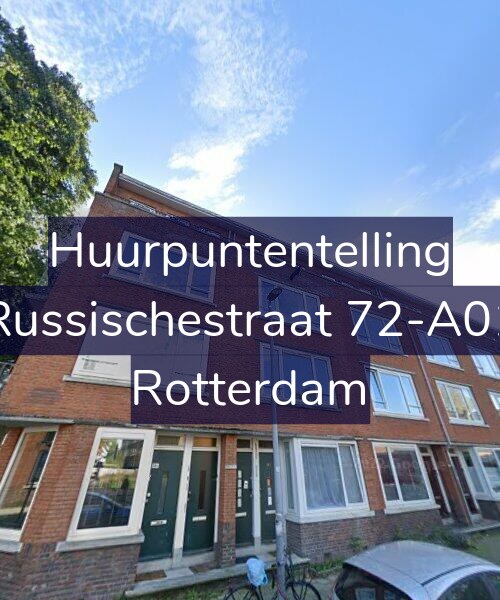 Foto gevel Huurpuntentelling voor Russischestraat 72-A01, Rotterdam