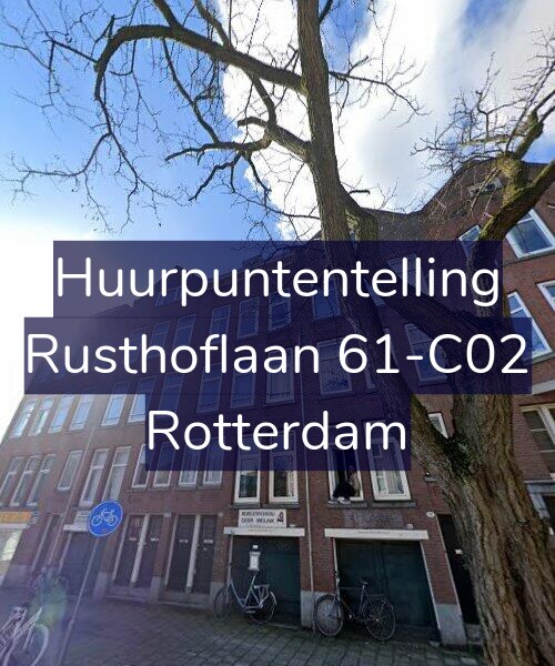 Foto gevel Huurpuntentelling voor Rusthoflaan 61-C02, Rotterdam
