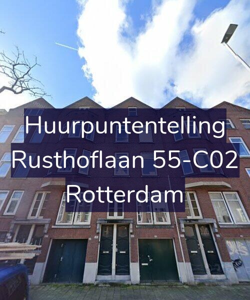 Foto gevel Huurpuntentelling voor Rusthoflaan 55-C02, Rotterdam