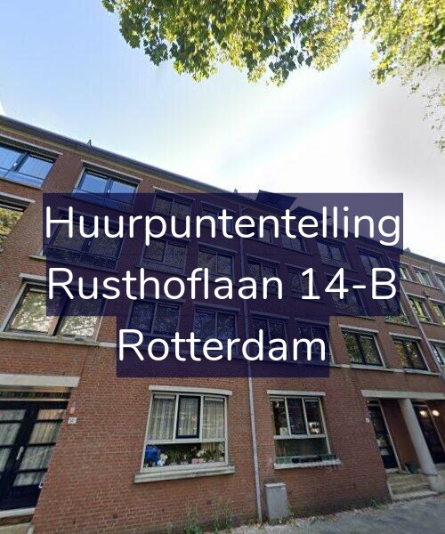 Foto gevel Huurpuntentelling voor Rusthoflaan 14-B, Rotterdam