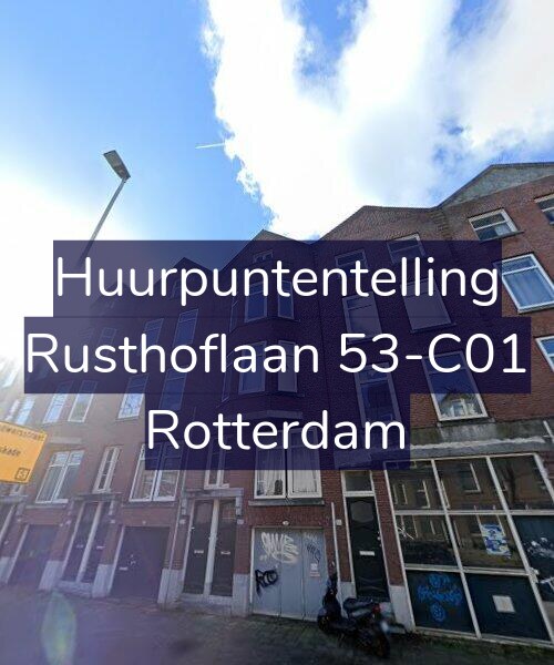 Foto gevel Huurpuntentelling voor Rusthoflaan 53-C01, Rotterdam