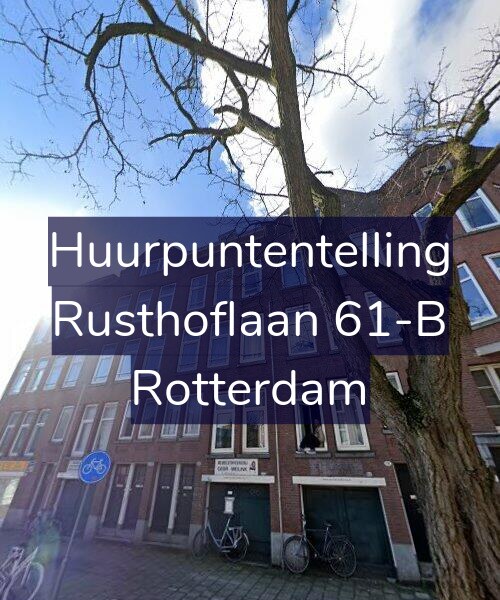 Foto gevel Huurpuntentelling voor Rusthoflaan 61-B, Rotterdam