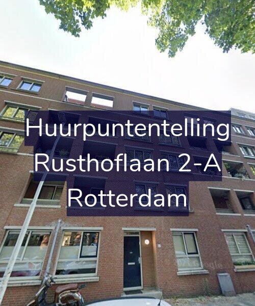 Foto gevel Huurpuntentelling voor Rusthoflaan 2-A, Rotterdam