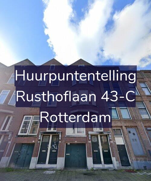 Foto gevel Huurpuntentelling voor Rusthoflaan 43-C, Rotterdam