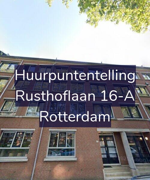 Foto gevel Huurpuntentelling voor Rusthoflaan 16-A, Rotterdam