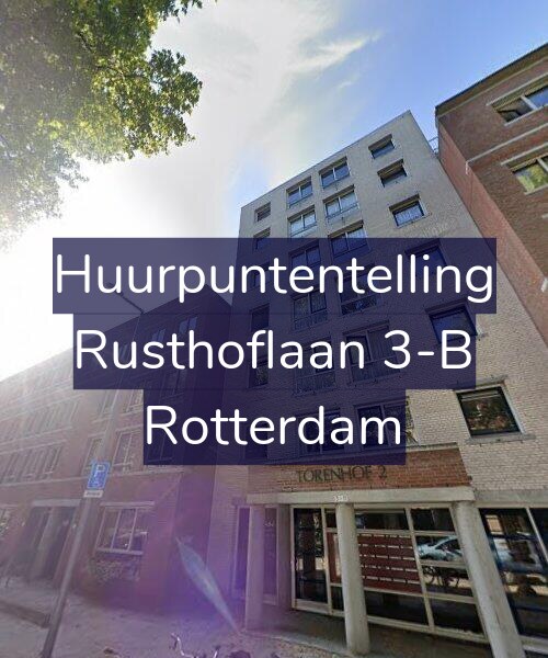 Foto gevel Huurpuntentelling voor Rusthoflaan 3-B, Rotterdam