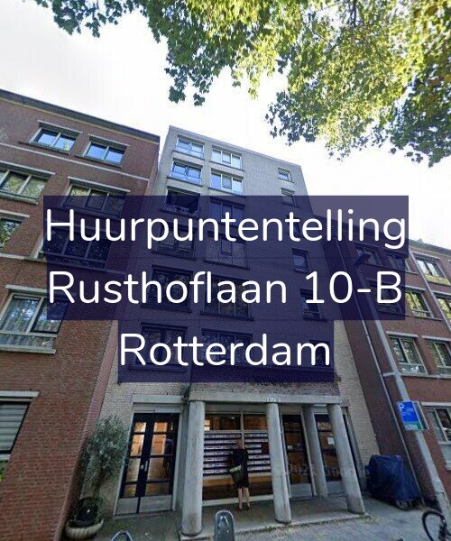 Foto gevel Huurpuntentelling voor Rusthoflaan 10-B, Rotterdam