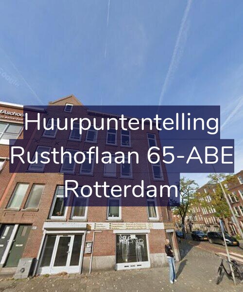 Foto gevel Huurpuntentelling voor Rusthoflaan 65-ABE, Rotterdam