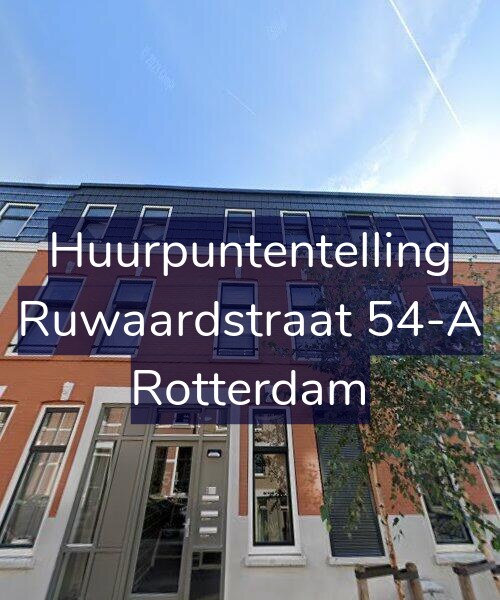 Foto gevel Huurpuntentelling voor Ruwaardstraat 54-A, Rotterdam