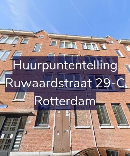 Foto gevel Huurpuntentelling voor Ruwaardstraat 29-C, Rotterdam