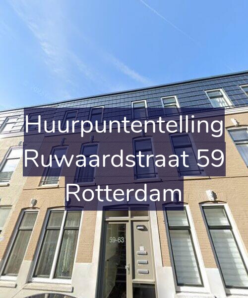 Foto gevel Huurpuntentelling voor Ruwaardstraat 59, Rotterdam