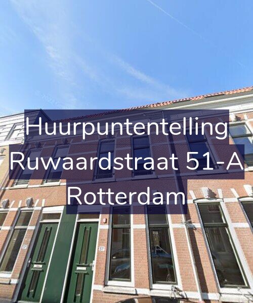 Foto gevel Huurpuntentelling voor Ruwaardstraat 51-A, Rotterdam