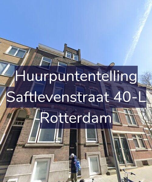 Foto gevel Huurpuntentelling voor Saftlevenstraat 40-L, Rotterdam
