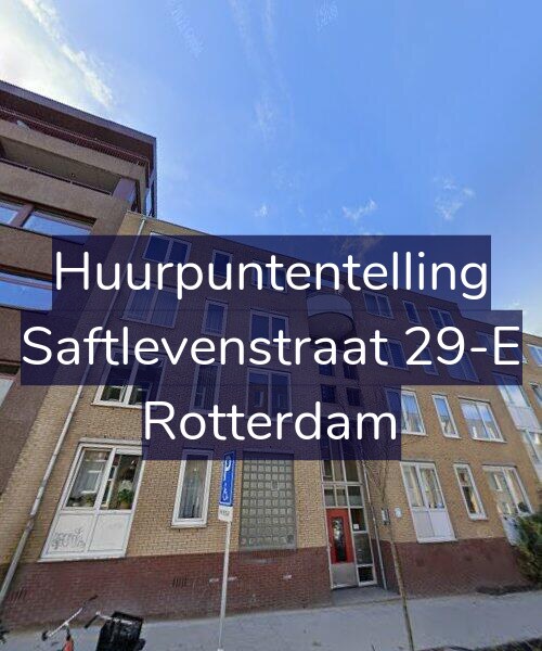Foto gevel Huurpuntentelling voor Saftlevenstraat 29-E, Rotterdam