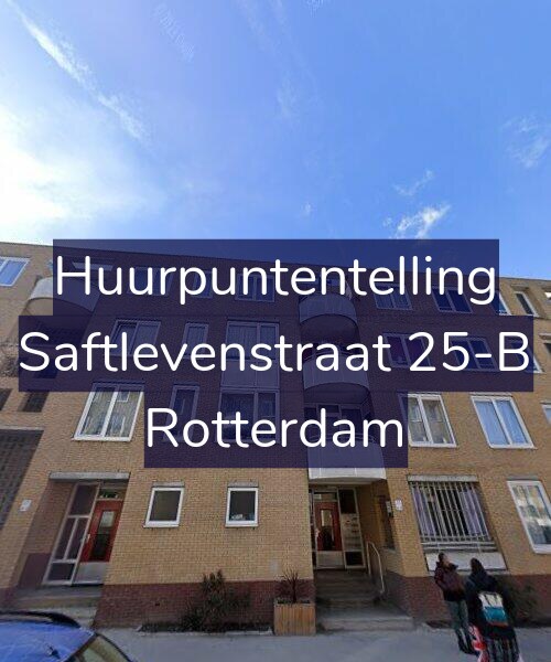 Foto gevel Huurpuntentelling voor Saftlevenstraat 25-B, Rotterdam
