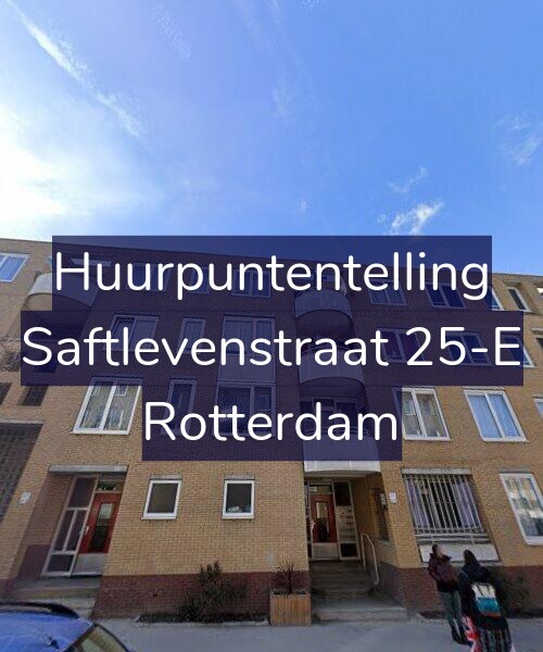 Foto gevel Huurpuntentelling voor Saftlevenstraat 25-E, Rotterdam