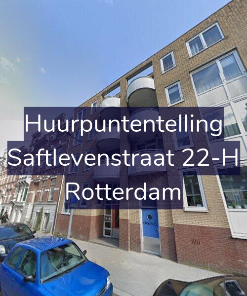 Foto gevel Huurpuntentelling voor Saftlevenstraat 22-H, Rotterdam