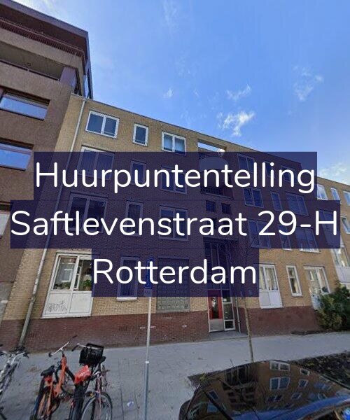 Foto gevel Huurpuntentelling voor Saftlevenstraat 29-H, Rotterdam