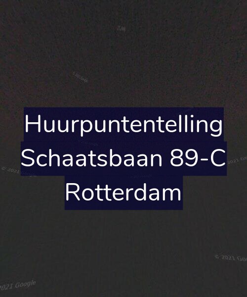 Foto gevel Huurpuntentelling voor Schaatsbaan 89-C, Rotterdam