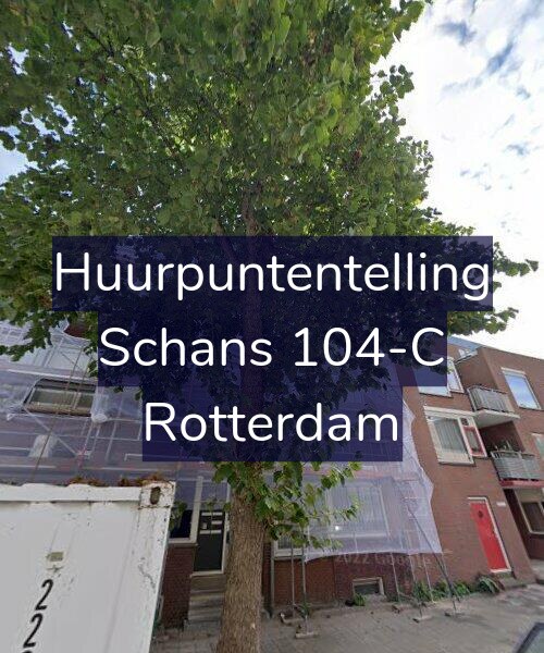 Foto gevel Huurpuntentelling voor Schans 104-C, Rotterdam