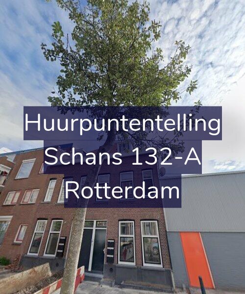 Foto gevel Huurpuntentelling voor Schans 132-A, Rotterdam