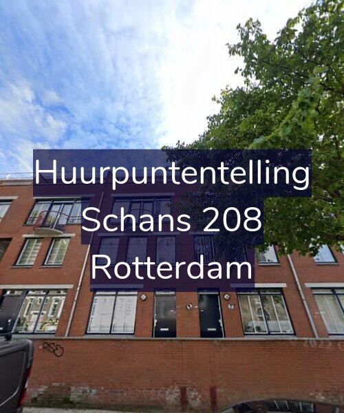 Foto gevel Huurpuntentelling voor Schans 208, Rotterdam