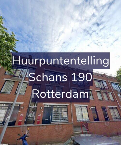 Foto gevel Huurpuntentelling voor Schans 190, Rotterdam