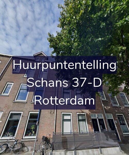 Foto gevel Huurpuntentelling voor Schans 37-D, Rotterdam