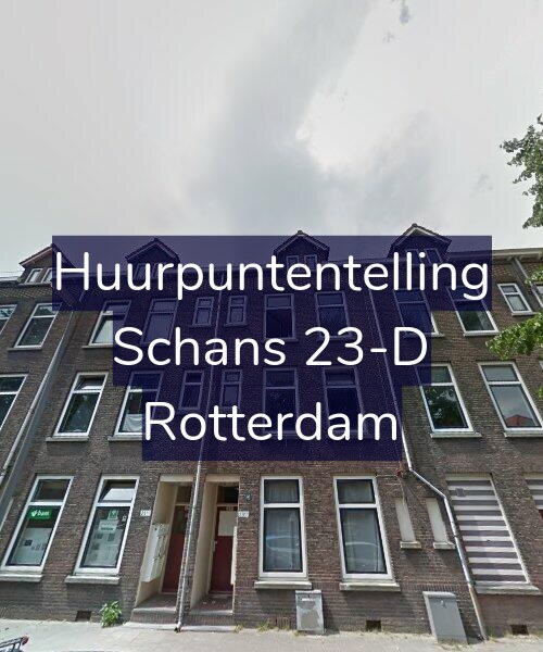 Foto gevel Huurpuntentelling voor Schans 23-D, Rotterdam