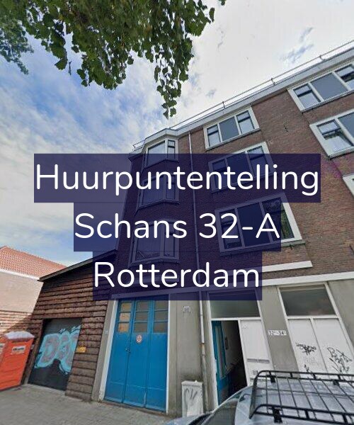 Foto gevel Huurpuntentelling voor Schans 32-A, Rotterdam