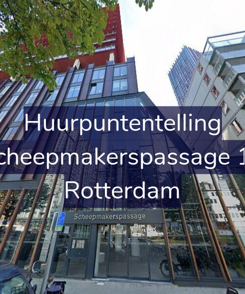 Foto gevel Huurpuntentelling voor Scheepmakerspassage 13, Rotterdam