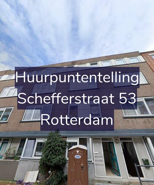Foto gevel Huurpuntentelling voor Schefferstraat 53, Rotterdam