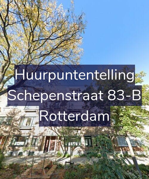 Foto gevel Huurpuntentelling voor Schepenstraat 83-B, Rotterdam