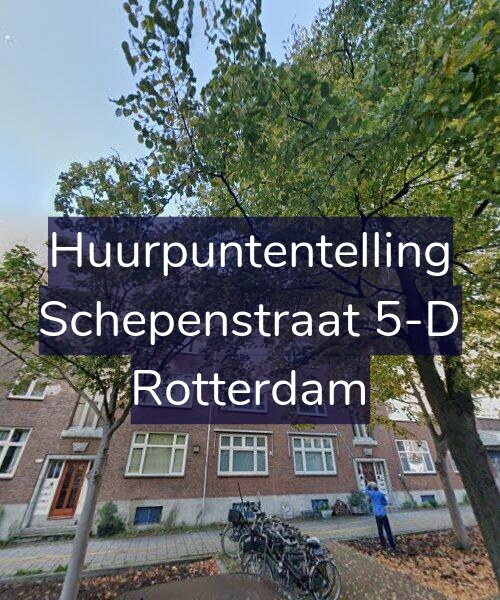 Foto gevel Huurpuntentelling voor Schepenstraat 5-D, Rotterdam