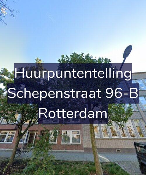Foto gevel Huurpuntentelling voor Schepenstraat 96-B, Rotterdam