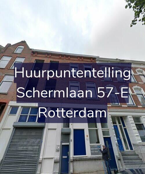 Foto gevel Huurpuntentelling voor Schermlaan 57-E, Rotterdam
