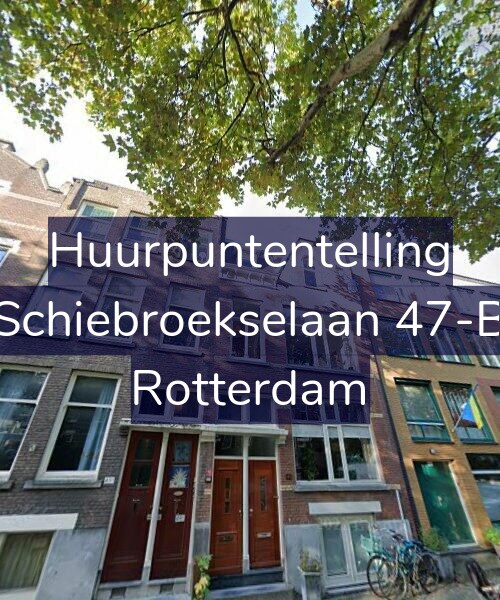 Foto gevel Huurpuntentelling voor Schiebroekselaan 47-B, Rotterdam