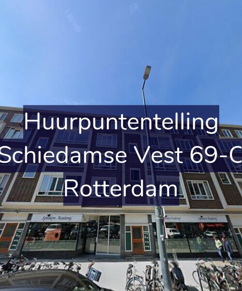 Foto gevel Huurpuntentelling voor Schiedamse Vest 69-C, Rotterdam