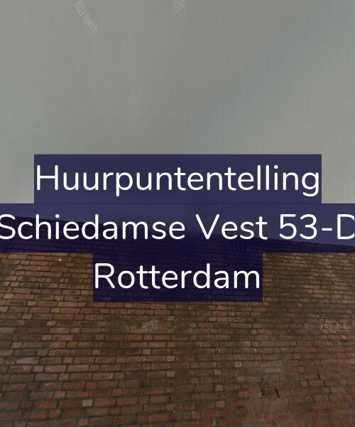 Foto gevel Huurpuntentelling voor Schiedamse Vest 53-D, Rotterdam