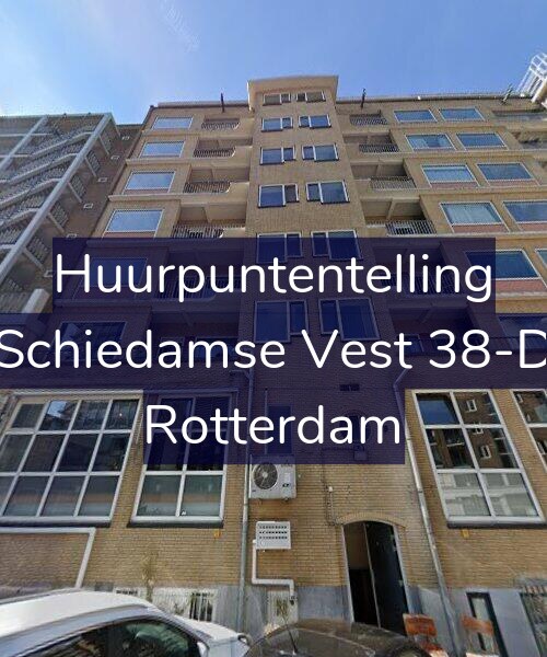 Foto gevel Huurpuntentelling voor Schiedamse Vest 38-D, Rotterdam