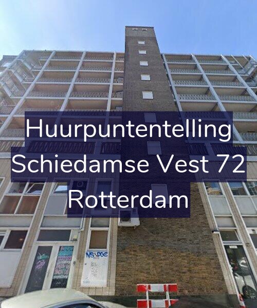 Foto gevel Huurpuntentelling voor Schiedamse Vest 72, Rotterdam