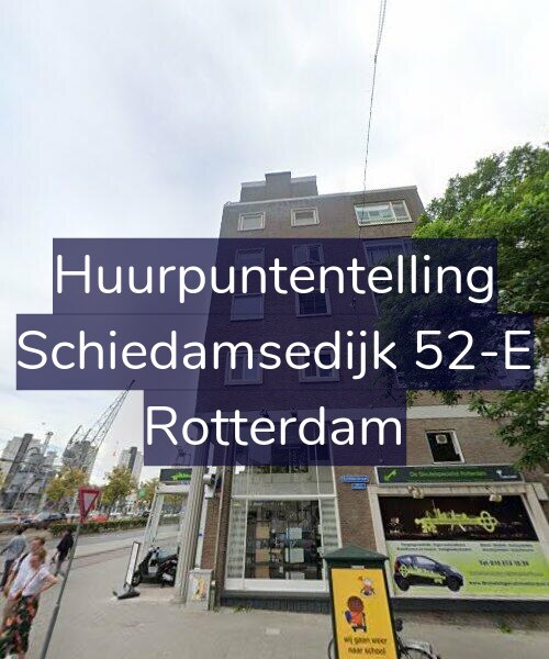 Foto gevel Huurpuntentelling voor Schiedamsedijk 52-E, Rotterdam