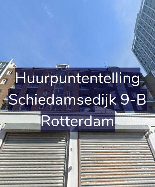 Foto gevel Huurpuntentelling voor Schiedamsedijk 9-B, Rotterdam