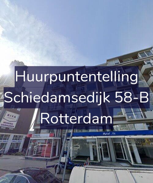 Foto gevel Huurpuntentelling voor Schiedamsedijk 58-B, Rotterdam