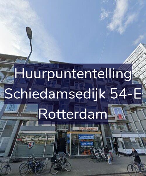 Foto gevel Huurpuntentelling voor Schiedamsedijk 54-E, Rotterdam