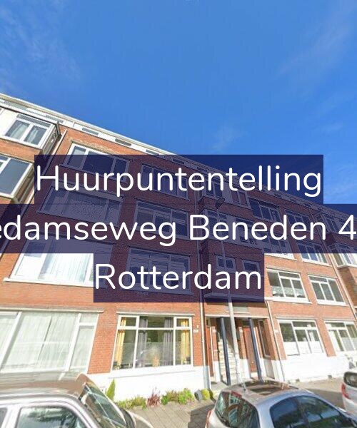 Foto gevel Huurpuntentelling voor Schiedamseweg Beneden 493-B, Rotterdam