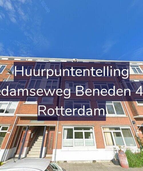 Foto gevel Huurpuntentelling voor Schiedamseweg Beneden 491-B, Rotterdam