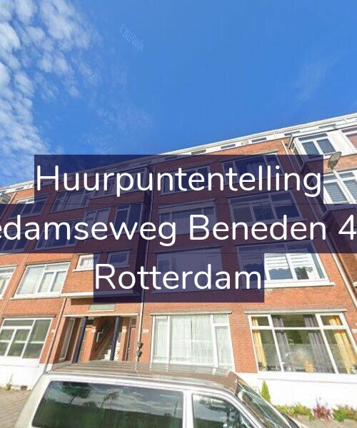 Foto gevel Huurpuntentelling voor Schiedamseweg Beneden 495-B, Rotterdam